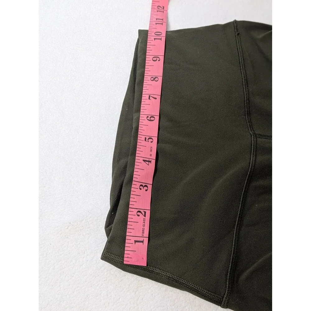 Lululemon Align leggings size 4‎ In Dark Olive Green Cropped 24